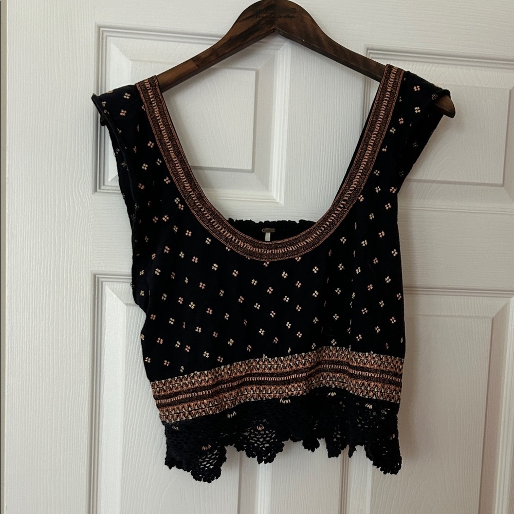 Elegant Black and Gold Women's Top